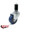 Service Caster 3.5 Inch Blue Polyurethane Swivel 1-1/2 Inch Expanding Stem Caster Brake, 2PK SCC-EX20S3514-PPUB-BLU-2-TLB-2-MTG46 - alternate 4